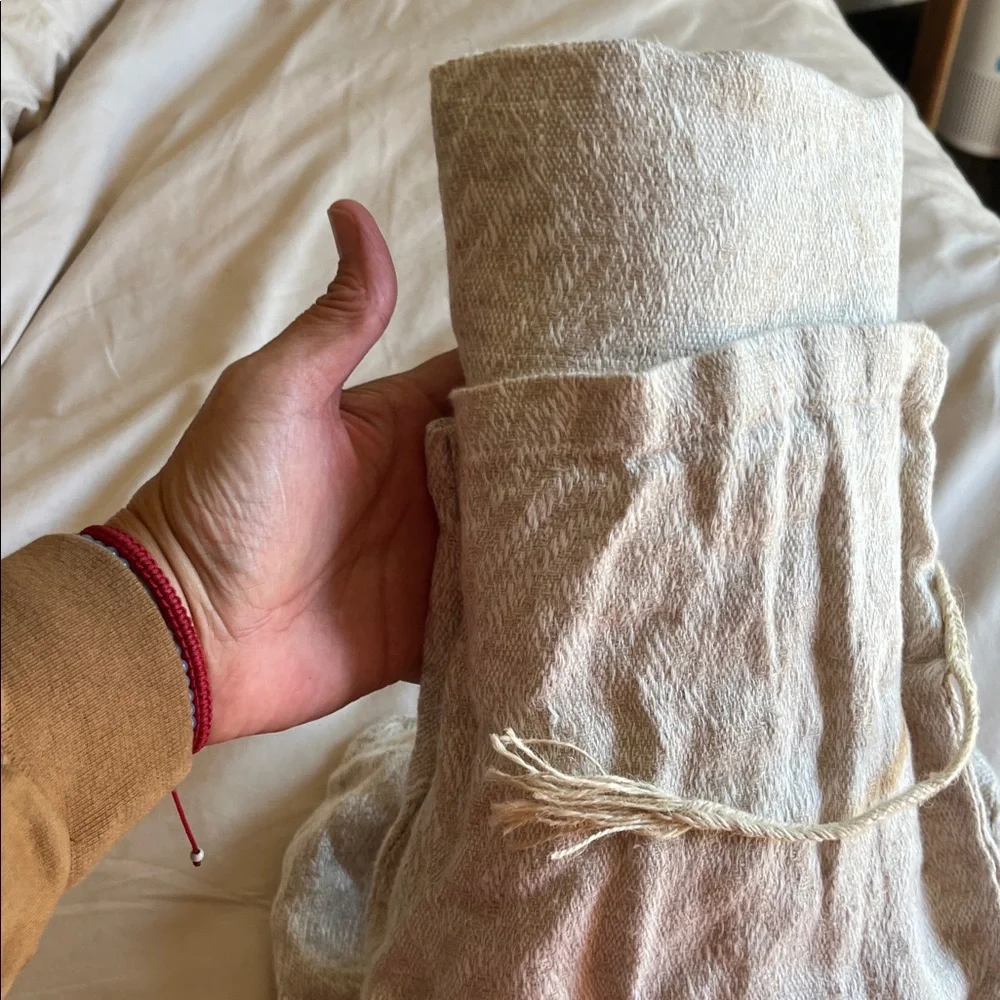 Restoration Hardware Herringbone Jacquard Single Euro Sham in Sand